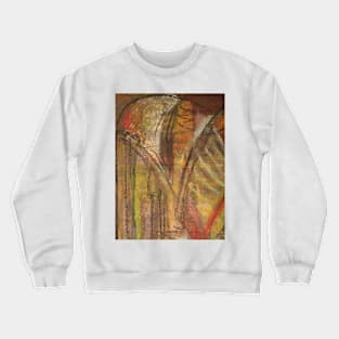 Windy Autumn - Section of Art Pastel Abstract Crewneck Sweatshirt